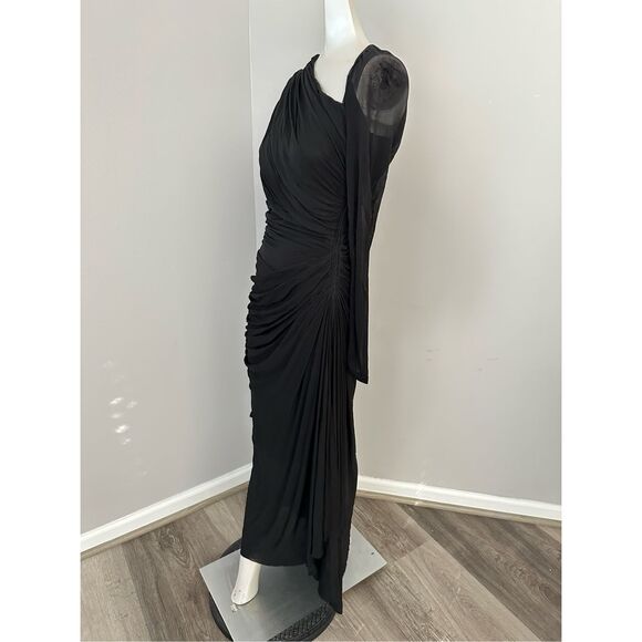 Zimmermann Black Sheer Midi Dress - Picture 7 of 13